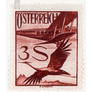 Airmail stamp  - Austria / I. Republic of Austria 1925 - 3 Shilling