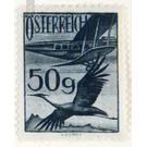 Airmail stamp  - Austria / I. Republic of Austria 1925 - 50 Groschen