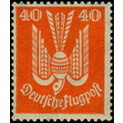 Airmail stamp series  - Germany / Deutsches Reich 1922 - 40 Pfennig