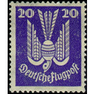 Airmail stamp series  - Germany / Deutsches Reich 1924 - 20 Rentenpfennig