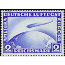 Airmail stamp series  - Germany / Deutsches Reich 1928 - 2 Reichsmark