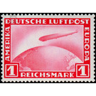 Airmail stamp series  - Germany / Deutsches Reich 1931 - 1 Reichsmark