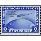 Airmail stamp set  - Germany / Deutsches Reich 1933 - 2 Reichsmark