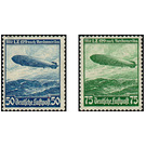 Airmail stamp set  - Germany / Deutsches Reich 1936 Set