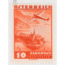 Airplane over landscape  - Austria / I. Republic of Austria 1935 - 10 Groschen