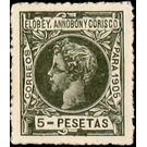 Alfonso XIII - Central Africa / Equatorial Guinea  / Elobey, Annobon and Corisco 1905 - 5