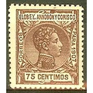 Alfonso XIII - Central Africa / Equatorial Guinea  / Elobey, Annobon and Corisco 1907 - 75