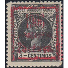 Alfonso XIII Surcharged on 3c - Central Africa / Equatorial Guinea  / Elobey, Annobon and Corisco 1906 - 25