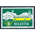 Alpenpost  - Switzerland 1953 - 10 Rappen