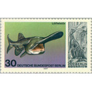 American Paddlefish (Polyodon spathula), Iguanadon - Germany / Berlin 1977 - 30
