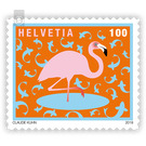 Animals around the world - Flamingo  - Switzerland 2019 - 100 Rappen