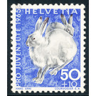 Animals - bunny  - Switzerland 1965 - 50 Rappen