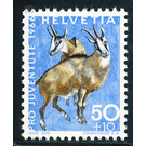 Animals - chamois  - Switzerland 1966 - 50 Rappen