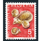 Animals - hedgehogs  - Switzerland 1965 - 5 Rappen