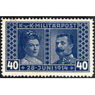 anniversary of the death  - Austria / k.u.k. monarchy / Bosnia Herzegovina 1917 - 40 Heller