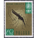 Anopheles Mosquito (Anopheles sp.), Emblem - Poland 1962 - 60
