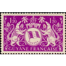 Arms de Cayenne - South America / French Guiana 1945 - 1.20