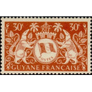 Arms de Cayenne - South America / French Guiana 1945 - 30