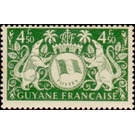 Arms de Cayenne - South America / French Guiana 1945 - 4.50
