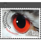 Artistic photography: Birds eyes - Great Crested Grebe  - Liechtenstein 2018 - 130 Rappen