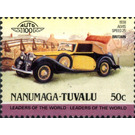 Automobile type of 1984 - 1938 Alvis Speed 25 Britain - Polynesia / Tuvalu, Nanumaga 1984