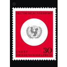 Awarding of the Nobel Peace Prize to the United Nations World Children's Fund (UNICEF)  - Germany / Federal Republic of Germany 1966 - 30 Pfennig