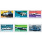 Barges  - Germany / German Democratic Republic 1981 Set