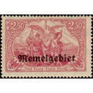 Be united! (Genius), overprint Memel-Area - Germany / Old German States / Memel Territory 1920 - 2.50