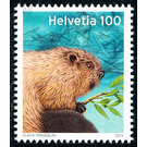 beaver  - Switzerland 2012 - 100 Rappen
