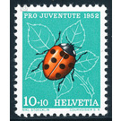 Beetle  - Switzerland 1952 - 10 Rappen