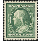 Benjamin Franklin (1706-1790), leading author and politician - United States of America 1910