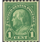 Benjamin Franklin (1706-1790), Leading Author and Politician - United States of America 1924