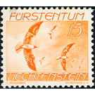 birds  - Liechtenstein 1939 - 15 Rappen