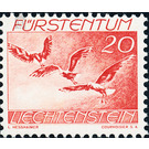 birds  - Liechtenstein 1939 - 20 Rappen