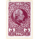 birthday  - Austria / k.u.k. monarchy / Empire Austria 1910 - 3 Heller