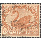 Black Swan (Cygnus atratus) - Western Australia 1903 - 4