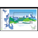 Block edition: German Nature and National Park   - Germany / Federal Republic of Germany 1999