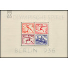 Block edition Olympic Summer Games Berlin  - Germany / Deutsches Reich 1936