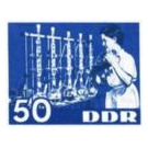 Block stamp: chemical industry  - Germany / German Democratic Republic 1963 - 50 Pfennig