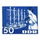 Block stamp: chemical industry  - Germany / German Democratic Republic 1963 - 50 Pfennig