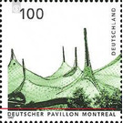 Block stamp: german architecture after 1945  - Germany / Federal Republic of Germany 1997 - 100 Pfennig