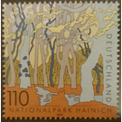 block stamp: German National and Nature Parks - National Park Hainich  - Germany / Federal Republic of Germany 2000 - 110 Pfennig