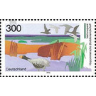 Block stamp: german national and nature parks - western pomerania bodden landscape  - Germany / Federal Republic of Germany 1996 - 300 Pfennig