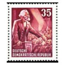 Block stamp: Karl Marx year  - Germany / German Democratic Republic 1953 - 35 Pfennig