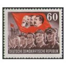 Block stamp: Karl Marx year  - Germany / German Democratic Republic 1953 - 60 Pfennig