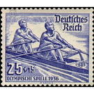 Block stamp Olympic Summer Games Berlin  - Germany / Deutsches Reich 1936 - 25 Reichspfennig
