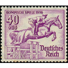 Block stamp Olympic Summer Games Berlin  - Germany / Deutsches Reich 1936 - 40 Reichspfennig