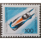 Block stamp: world championship in bobsleigh, altenberg  - Germany / Federal Republic of Germany 1991 - 100 Pfennig