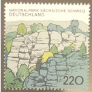 Block stamps: German national and nature parks - National Park Saxon Switzerland  - Germany / Federal Republic of Germany 1998 - 220 Pfennig