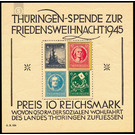 Blockausgabe  - Germany / Sovj. occupation zones / Thuringia 1945 - 12 Pfennig